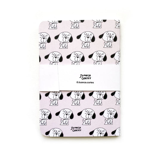 Libreta Mini - Perro Blanco