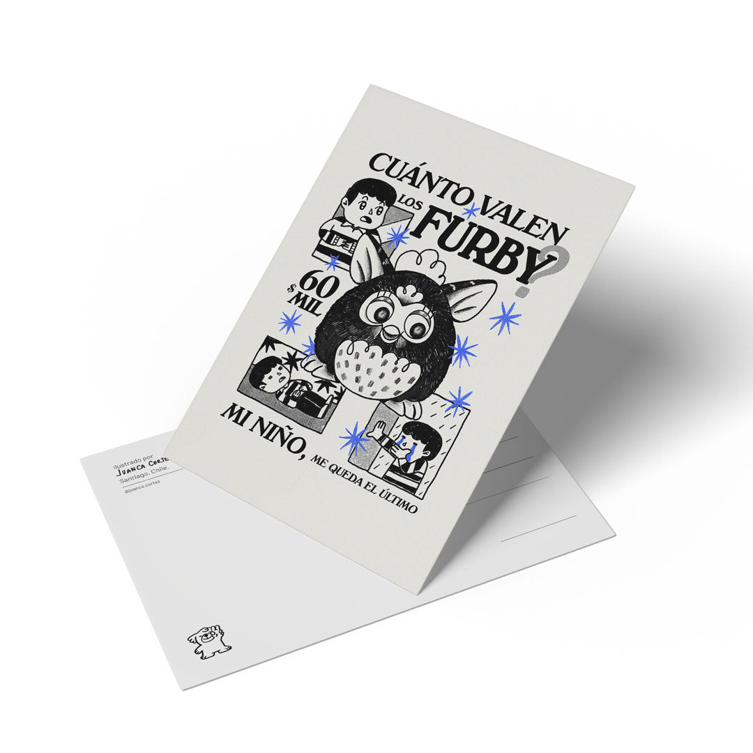 Postal "Cuánto valen los Furby"