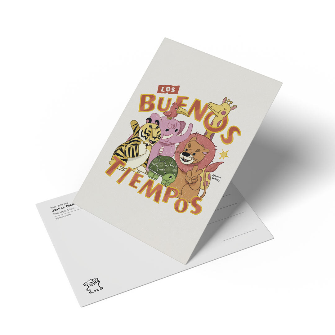 Postal "Los buenos tiempos"