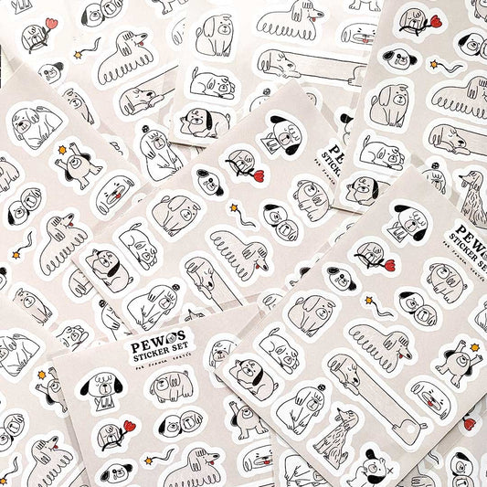 Set Stickers - Pewos