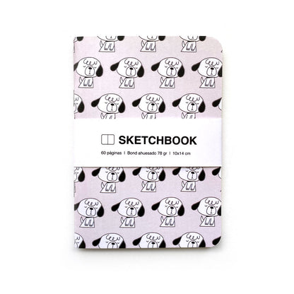 Libreta Mini - Perro Blanco