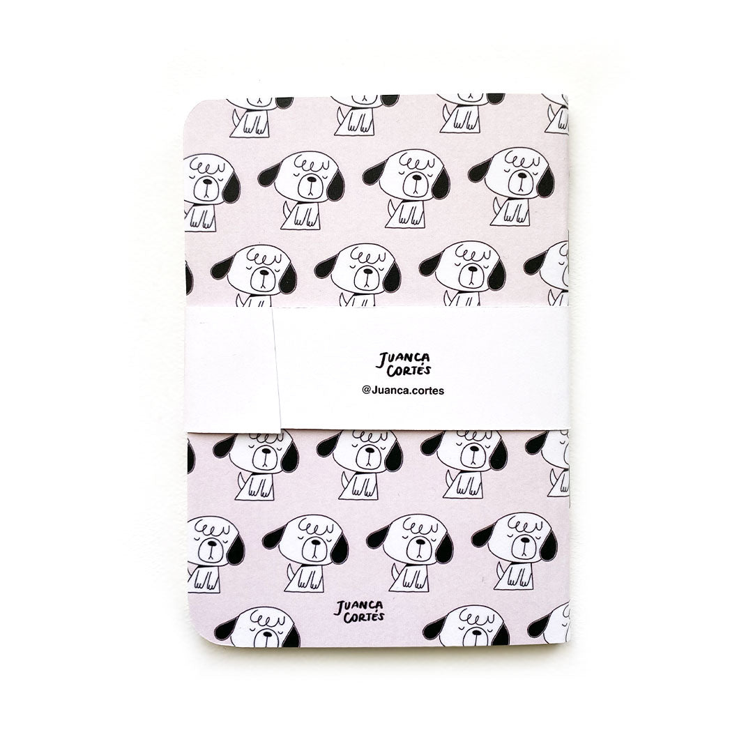 Libreta Mini - Perro Blanco
