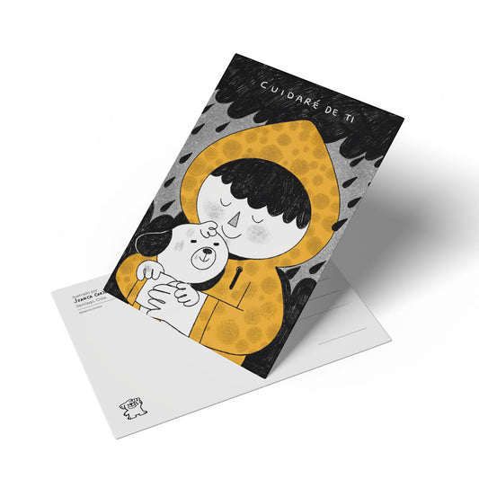 Postal "Cuidaré de ti"