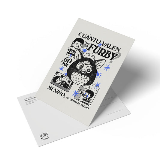 Postal "Cuánto valen los Furby"