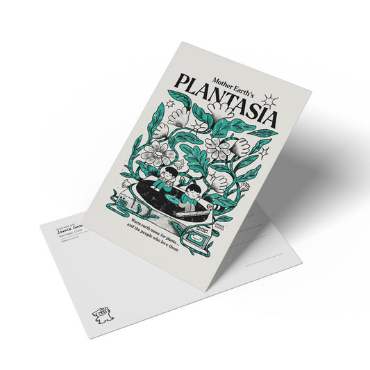 Postal "Plantasia"