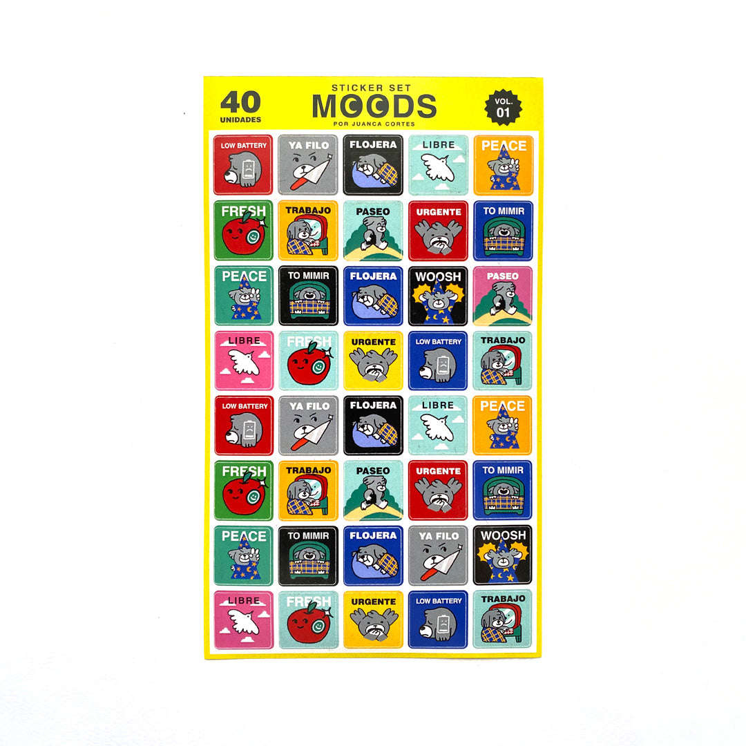 Sticker set - MOODS