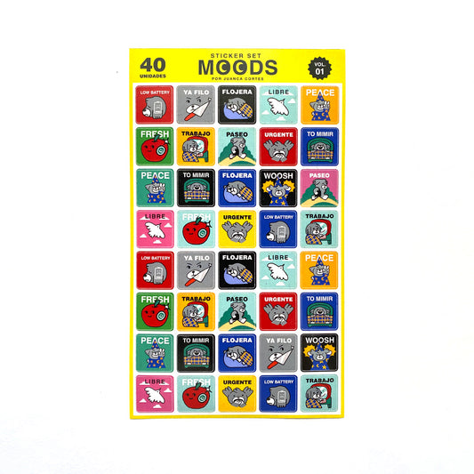 Sticker set - MOODS