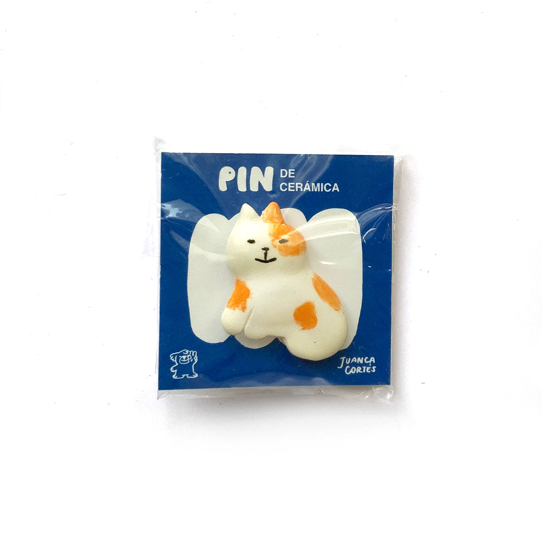 Pin de cerámica - Gato