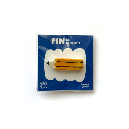 Pin de cerámica - Lapiz