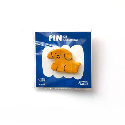 Pin de cerámica - perro