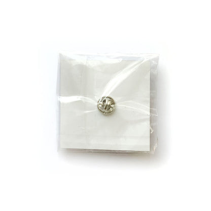 Pin de cerámica - Bolsa con flores